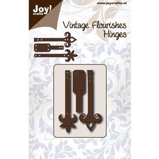 Joy!Crafts / Jeanine´s Art, Hobby Solutions Dies /  Troquelado y estampado de plantilla: Bisagras