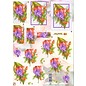 Bilder, 3D Bilder und ausgestanzte Teile usw... A4 cut sheets: Rosen