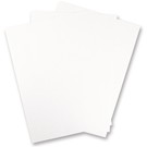 Karten und Scrapbooking Papier, Papier blöcke 5 sheets of metallic cardboard, white