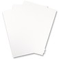 Karten und Scrapbooking Papier, Papier blöcke 5 ark Metallic papp, hvit