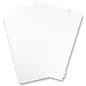 Karten und Scrapbooking Papier, Papier blöcke 5 fogli di cartone metallizzato, bianco