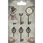 Embellishments / Verzierungen Dekorationer: key, Santoro Mirabelle