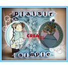 Stempel / Stamp: Transparent Crealies Create A Card no. 21 Stanz für Karte