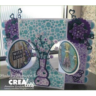 Stempel / Stamp: Transparent Crealies Create A Card no. 21 for punch card