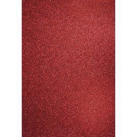 Karten und Scrapbooking Papier, Papier blöcke A4 artisanat carton: Glitter cardinal rouge