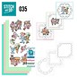 Komplett Sets / Kits Stitch og gøre 35, Cupcakes