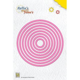 Nellie Snellen Punching and embossing template: Multi Template Round