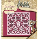 Yvonne Creations Punching and embossing template: Snowflake frame