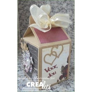 Craftemotions Create a gift box: stamping and embossing stencil