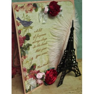 Spellbinders und Rayher Troquelado y estampado en relieve plantilla: Shapeabilities GLD 010 Le Tour Eiffel