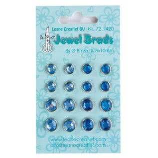 Jewels Brads, dark blue / light blue