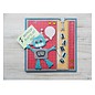 Marianne Design Stamping and embossing stencil + stamp designs: Robot