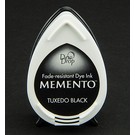 FARBE / STEMPELKISSEN Memento dugdråber stempel blæk InkPad Tuxedo Black