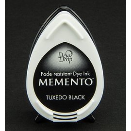 FARBE / STEMPELKISSEN MEMENTO dewdrops stamp ink InkPad Tuxedo Black