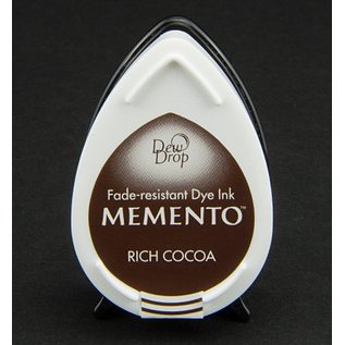 FARBE / STEMPELKISSEN MEMENTO dewdrops stamp ink InkPad-Potters Rich Cocoa