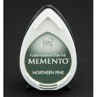 MEMENTO dewdrops stamp ink InkPad-Potters Northern Pine