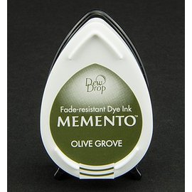 FARBE / STEMPELKISSEN MEMENTO dewdrops stamp ink InkPad Olive Grov