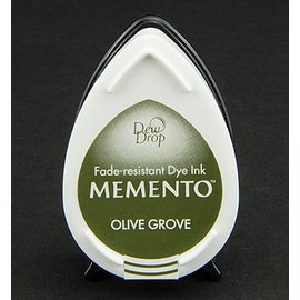 FARBE / STEMPELKISSEN Memento dewdrops stemple blekk inkpad Olive Grov