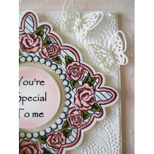 CREATIVE EXPRESSIONS und COUTURE CREATIONS Stamp Theme: Retro Roses