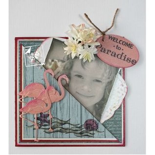 Joy!Crafts / Jeanine´s Art, Hobby Solutions Dies /  Poinçonnage et modèle de gaufrage: Flamingo