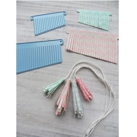 Marianne Design Ponsen en embossing sjabloon: Tassel deco