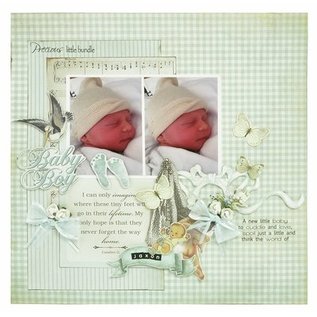 Kaisercraft und K&Company Designer Block: Baby boy