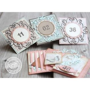 Joy!Crafts / Jeanine´s Art, Hobby Solutions Dies /  Punching og preging mal: Mery krøllete runde