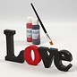 Objekten zum Dekorieren / objects for decorating Decoration word: LOVE