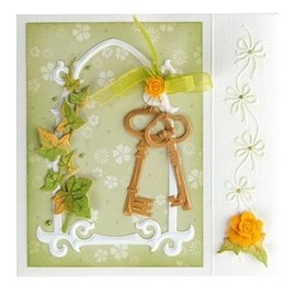 Leane Creatief - Lea'bilities und By Lene Ponsen en embossing sjabloon: Ivy