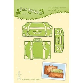 Leane Creatief - Lea'bilities und By Lene Stempelen en embossing stencil: trunk