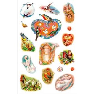 STICKER / AUTOCOLLANT creative stickers, spring birds