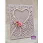 Die'sire Punching and embossing template: Filigree Heart frame