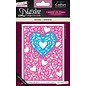 Die'sire Punching and embossing template: Filigree Heart frame