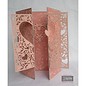 Die'sire Punching and embossing template: Filigree Heart frame