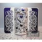 Die'sire Punching and embossing template: Filigree Heart frame