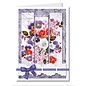 BASTELSETS / CRAFT KITS Bastelset: Triptychonkarten (trifold kort) med blomster