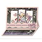 BASTELSETS / CRAFT KITS Bastelset: Triptychonkarten (carte trifold) avec des fleurs