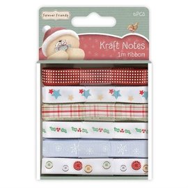 Forever Friends 6 X 1m satin ribbon, Forever Friends