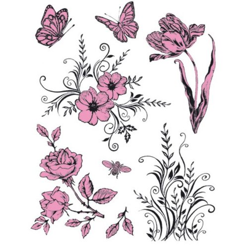 VIVA DEKOR (MY PAPERWORLD) Transparent stamps Theme: Flowers VIVA DEKOR (MY PAPERWORLD) Transparent stamps Theme: Flowers