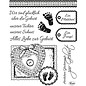 VIVA DEKOR (MY PAPERWORLD) Transparent stamp set: birth