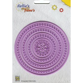 Nellie Snellen Punching and embossing template: Multi frame around