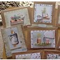 Docrafts / Papermania / Urban A4 decoupage cards set, garden motifs