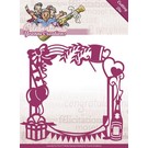 Yvonne Creations Ponsen en embossing sjabloon: Partij frame