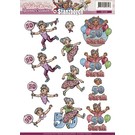 Yvonne Creations 3D Die cut sheets 50th, celebrate, party