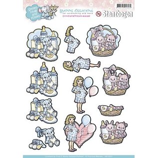 Bilder, 3D Bilder und ausgestanzte Teile usw... A4 cut sheets, Theme: Baby