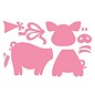 Marianne Design Punching and embossing templates: Pigs