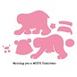 Marianne Design Punching and embossing templates: Bear