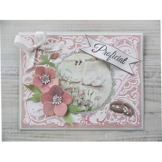 Marianne Design Ponsen en embossing sjabloon: rechthoek Anja's