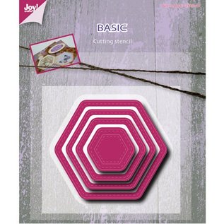 Joy!Crafts / Jeanine´s Art, Hobby Solutions Dies /  Poinçonnage et modèle de gaufrage, Basic Mery hexagonale