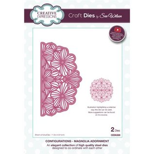 CREATIVE EXPRESSIONS und COUTURE CREATIONS Troquelado y estampado en relieve plantilla: Las Configuraciones Collection